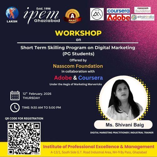 Short Term Skilling Program on Digital Marketing (PG Students)